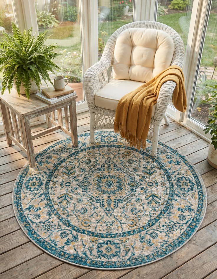 Detail image of  4' x 4' Lola Round Rug
