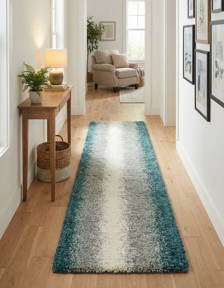 Detail image of  2' 7 x 10' Soft Touch Shag Runner Rug