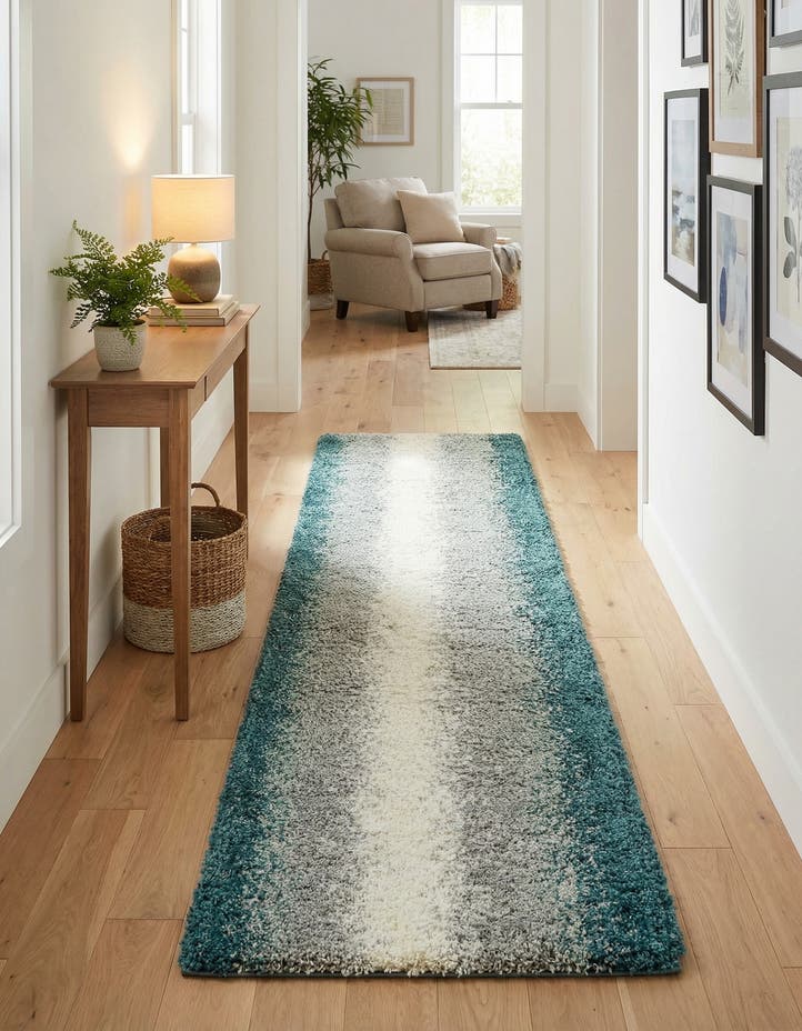2' 7 x 10' Soft Touch Shag Runner ...
