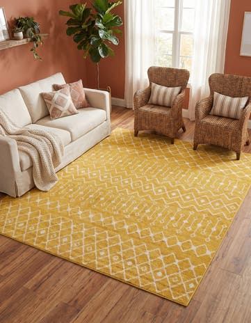 10' x 10' Moroccan Trellis Square Rug