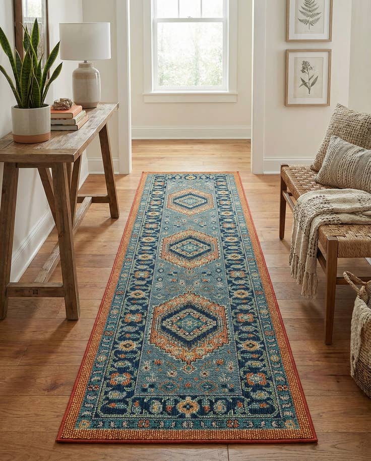 Detail image of 2' 7 x 10' Easy-Clean Baja Indoor / Outdoor Runner Rug
