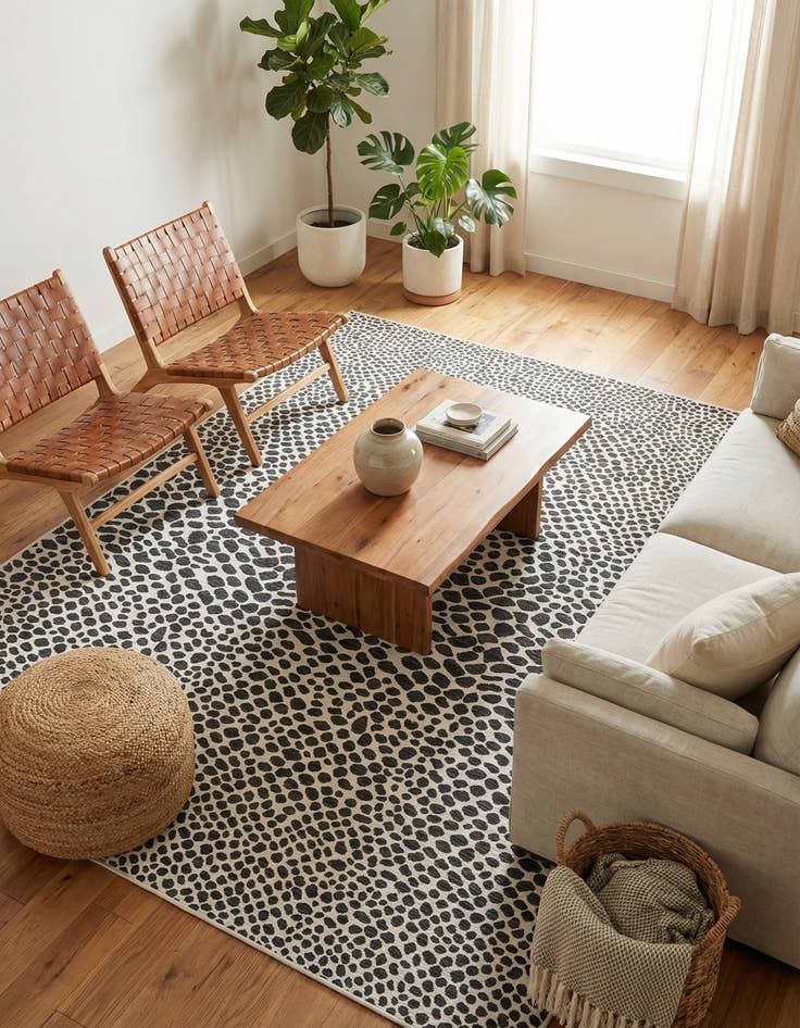 Detail image of 10' 8 x 10' 8 Easy-Clean Jill Zarin Cape Town Indoor / Outdoor Square Rug