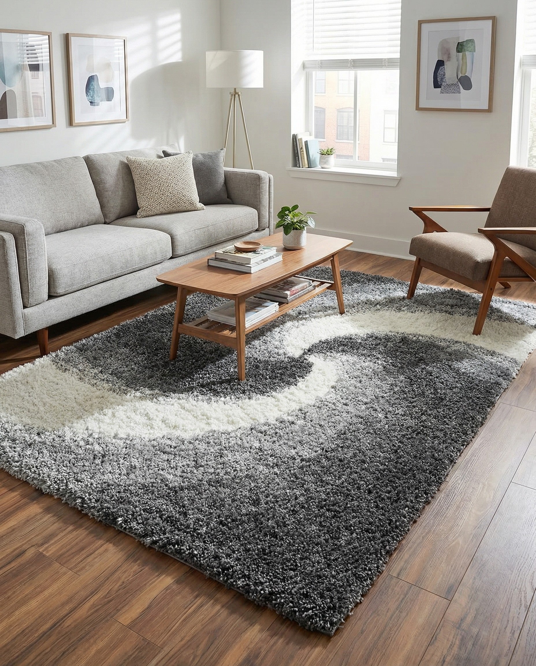  3' 3 x 5' 3 Soft Touch Shag Rug