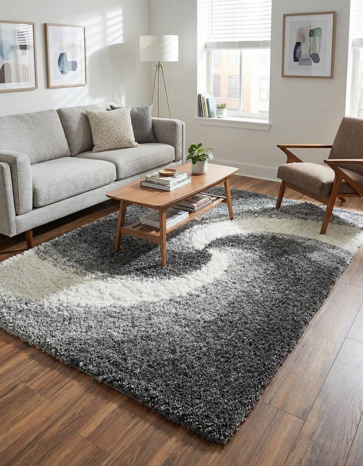 Detail image of  3' 3 x 5' 3 Soft Touch Shag Rug