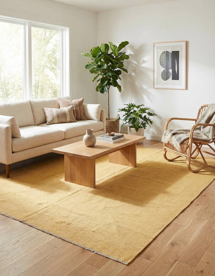 Detail image of 5' 8 x 7' 10  Hand Woven Kilim Modern Wool Rug