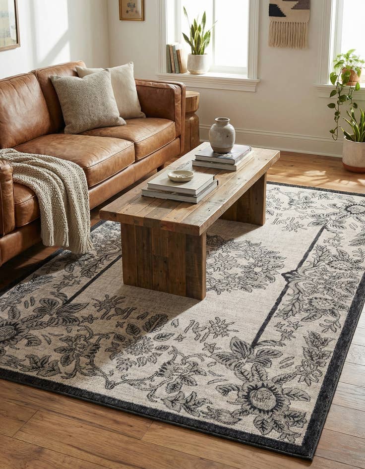 Detail image of 5' 3 x 8' Eco Traditional Rug