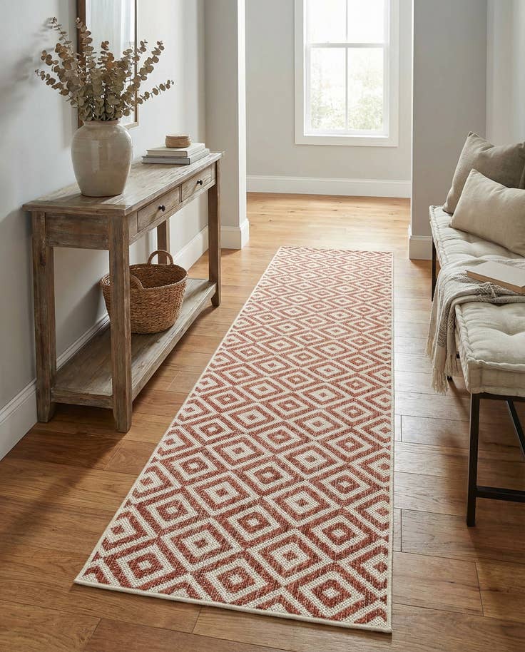 Detail image of 2' x 8' Easy-Clean Jill Zarin Costa Rica Indoor / Outdoor Runner Rug