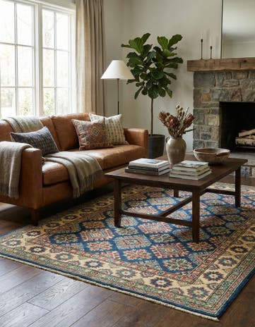 4' 1 x 6' Hand Knotted Kazak Rug