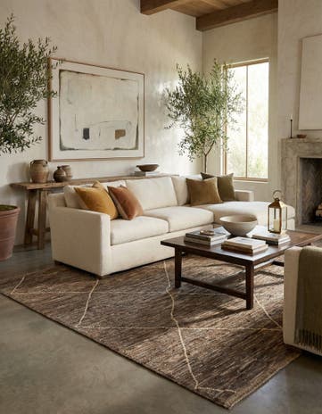 5' 11 x 7' 11 Hand Knotted Moroccan Wool Rug