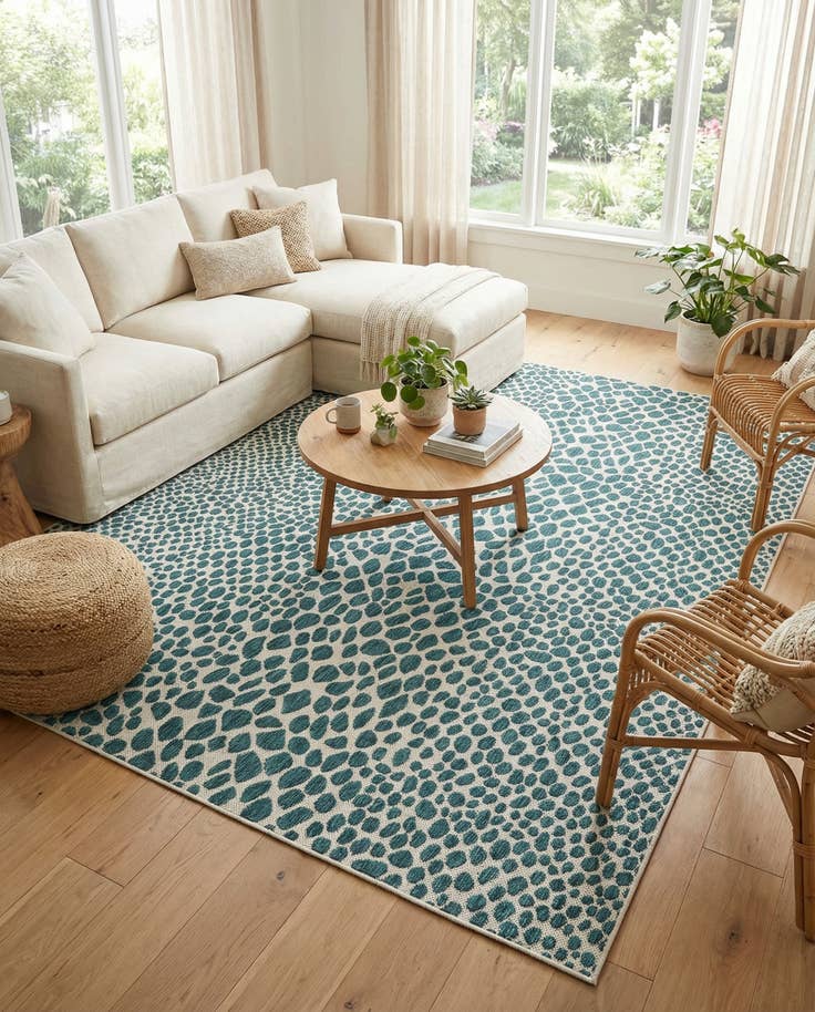 Detail image of 7' x 10' Easy-Clean Jill Zarin Cape Town Indoor / Outdoor Rug