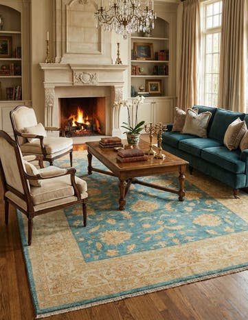 8' 4 x 11' 3 Kaizar Wool Rug