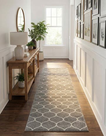 2' 6 x 12' Lattice Frieze Runner Rug