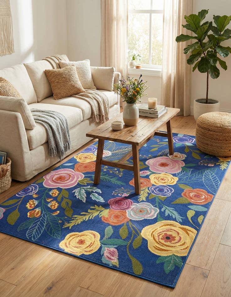 Detail image of 4' x 6' Blossom Rug