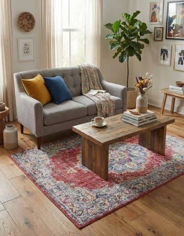Aegean Blue Prism Rug