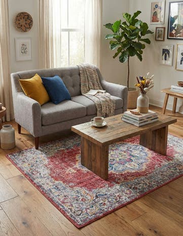 Aegean Blue Prism Rug