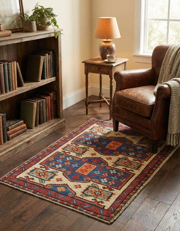 2' 9 x 4' Hand Knotted Balouch Rug