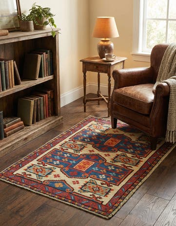 2' 9 x 4' Hand Knotted Balouch Rug