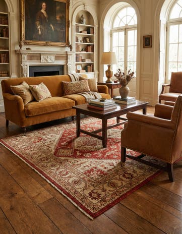 6' x 8' 10 Hand Knotted Mamluk Ziegler Oriental Rug
