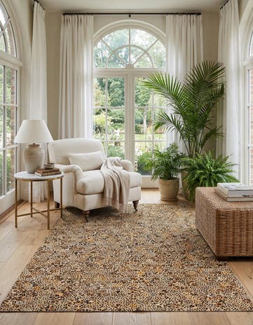 5' x 7' 10 Cowhide Stocks Rug