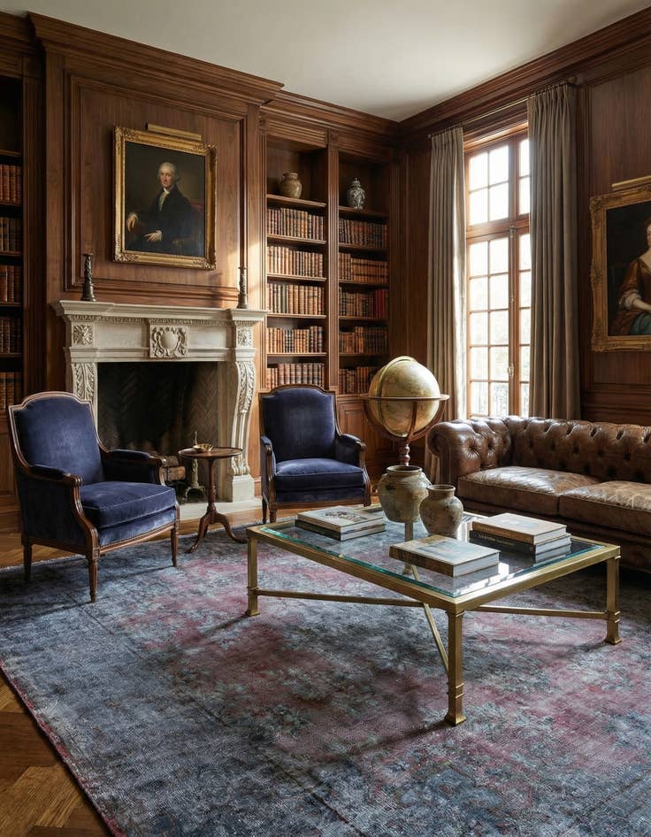 Detail image of 10' 2 x 14' 11 Vintage Royal Wool Rug