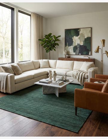 6' 4 x 9' 4 Hand Knotted Kilim Modern Wool Rug