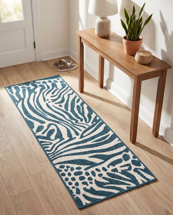 2' x 5' Easy-Clean Safari Indoor / Outdoor Runner Rug