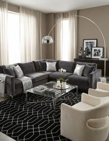 7' 10 x 10' Marilyn Monroe™ Glam Trellis Rug