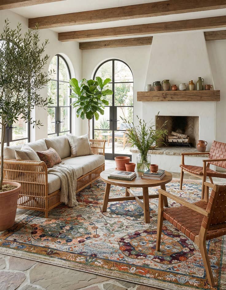 Detail image of 8' x 8' Isabella Square Rug