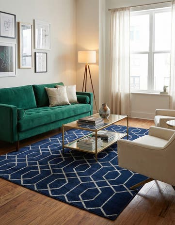 6' x 9' Marilyn Monroe™ Glam Trellis Rug