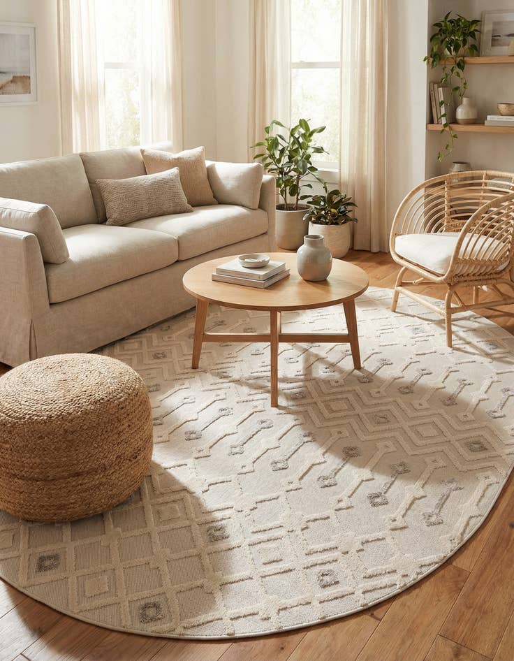 Detail image of 7' 10 x 10' Arlo Oval Rug