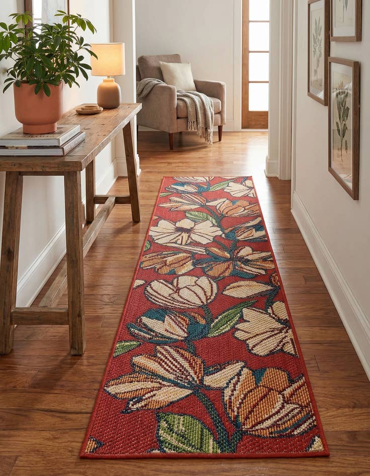 Detail image of 2' x 8' Easy-Clean Baja Indoor / Outdoor Runner Rug