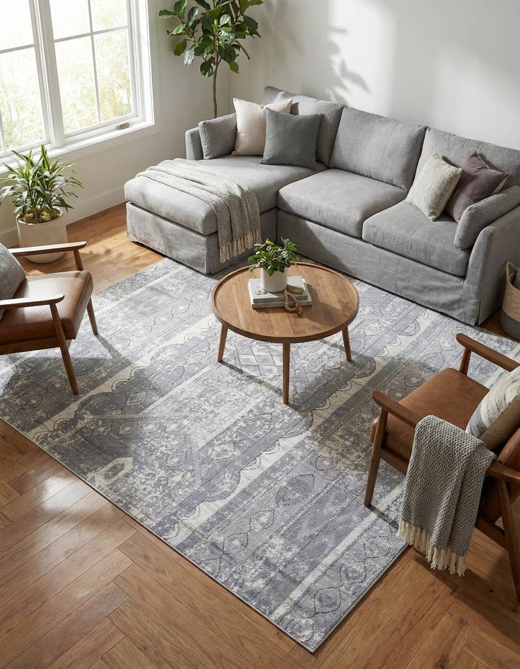 Detail image of 7' 10 x 7' 10 Oregon Square Rug