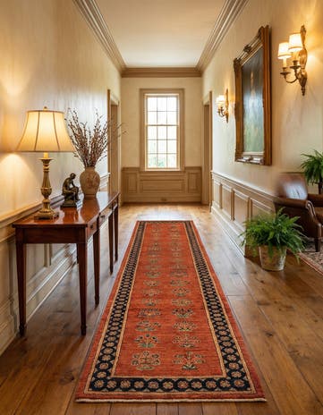 2' 4 x 9' 5 Luribaft Wool Runner Rug