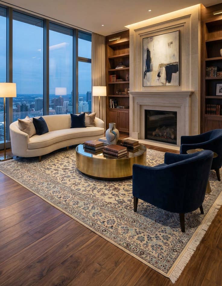 Detail image of 8' 4 x 12' 7 Nain Rug