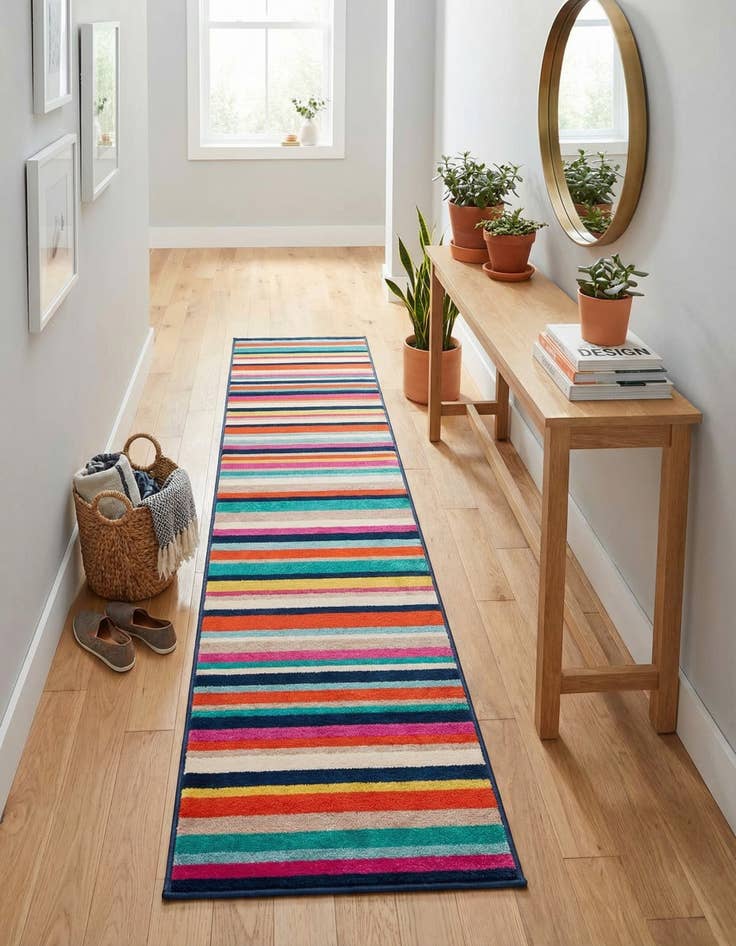 Detail image of 2' x 8' Azalea Runner Rug