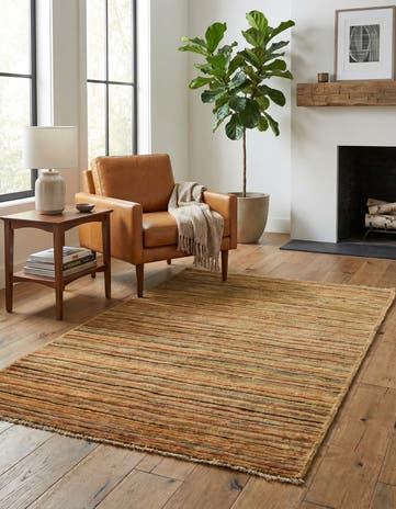 3' 2 x 4' 10 Hand Knotted Modern Ziegler Rug