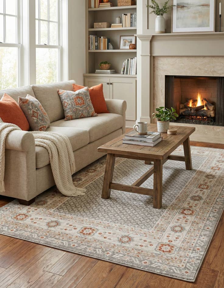 Detail image of 5' 3 x 8' Charlotte Rug