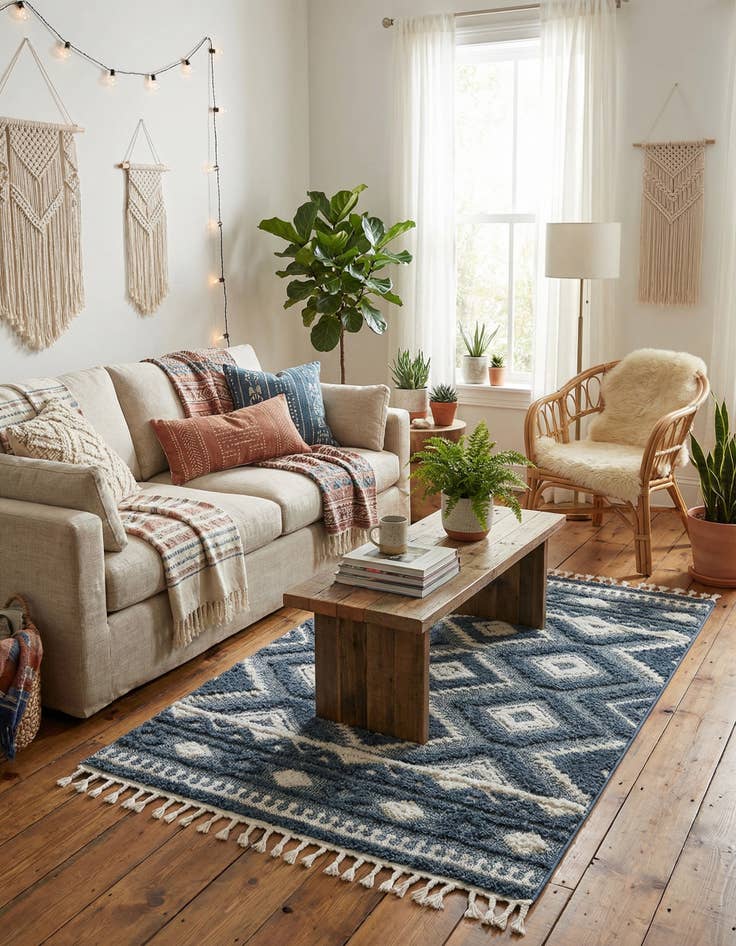 Detail image of  4' x 6' Boho Rug