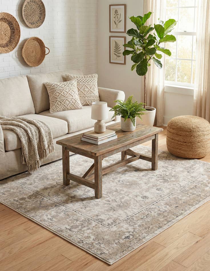 Detail image of 5' 3 x 5' 3 Oregon Square Rug