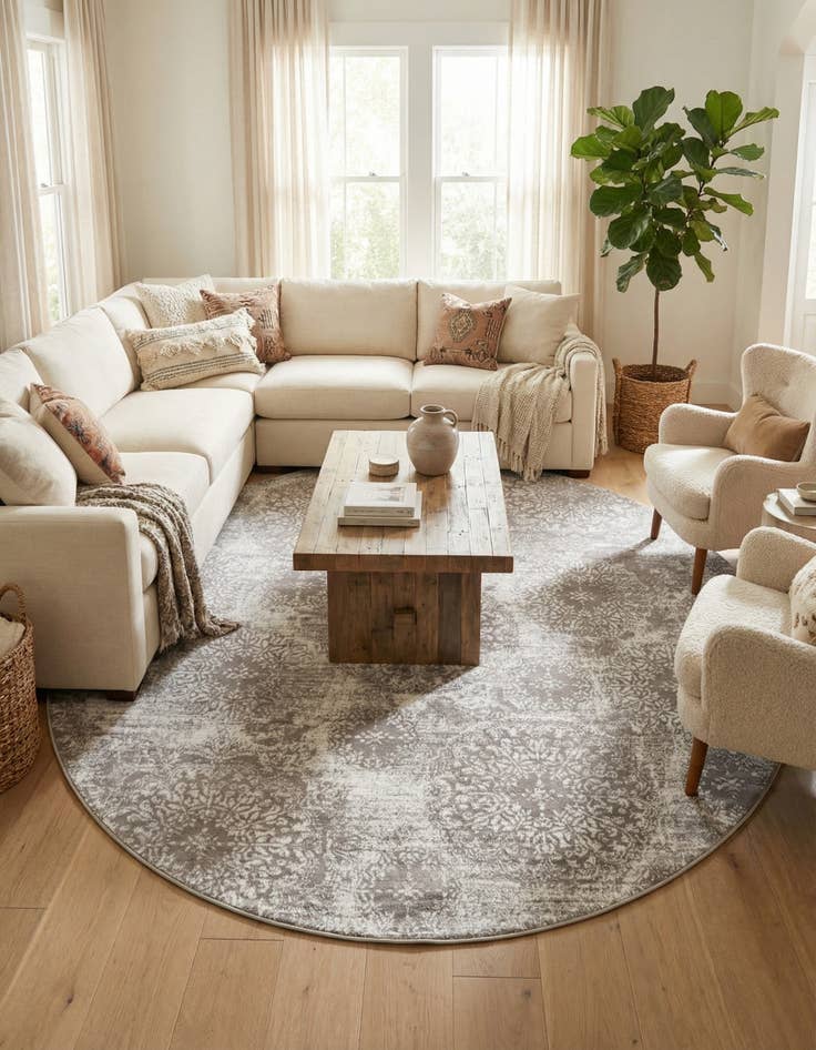 Detail image of  13' x 13' Monte Carlo Round Rug