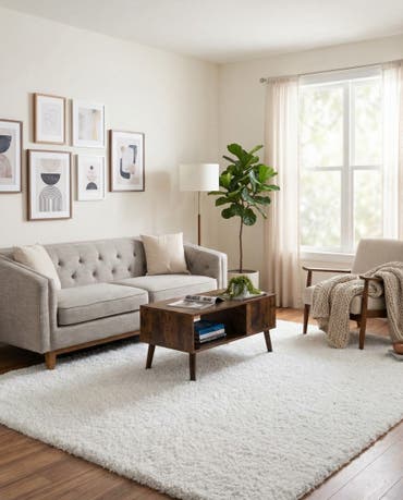  7' 10 x 7' 10 Zermatt Shag Square Rug