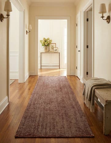 2' 7 x 12' Hand Woven Jill Zarin English Manor Wool Runner Rug