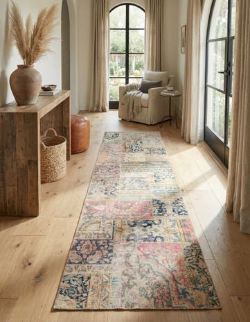 2' 9 x 10' Hand Knotted Ultra Vintage Persian Wool Runner Rug