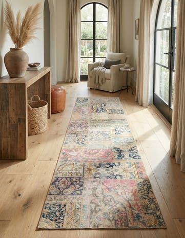 2' 9 x 10' Hand Knotted Ultra Vintage Persian Wool Runner Rug
