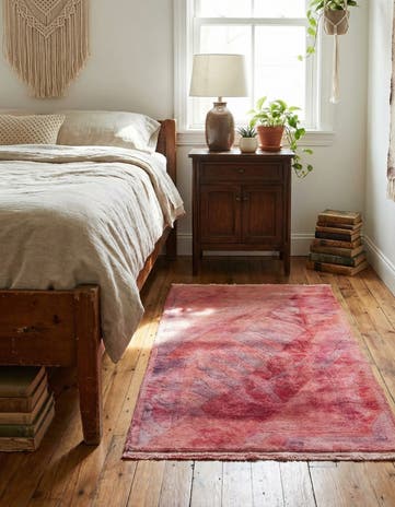 2' 5 x 4' 10 Hand Knotted Ultra Vintage Persian Wool Rug