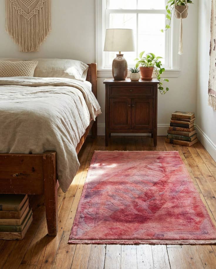 Detail image of 2' 5 x 4' 10 Hand Knotted Ultra Vintage Persian Wool Rug