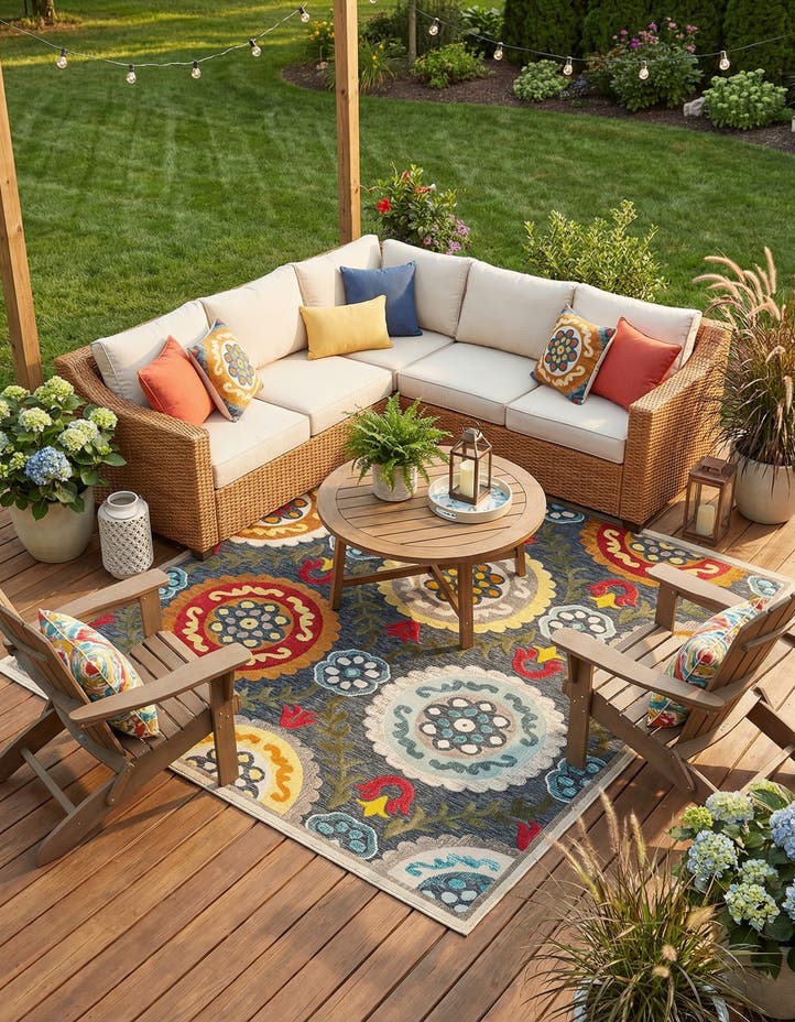10' x 10' Easy-Clean Casablanca Indoor / Out...