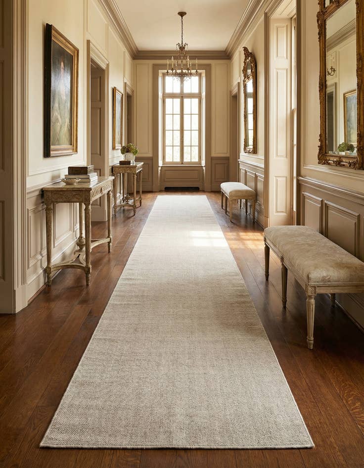 Detail image of 3' 3 x 39' 4  Hand Woven Jill Zarin English Manor Wool Rug