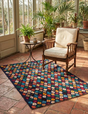 3' x 4' 5 Hand Knotted Balouch Wool Rug