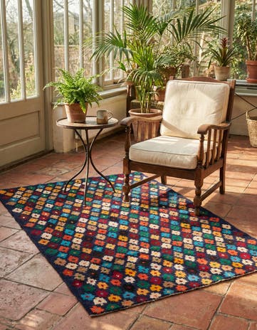 3' x 4' 5 Hand Knotted Balouch Wool Rug